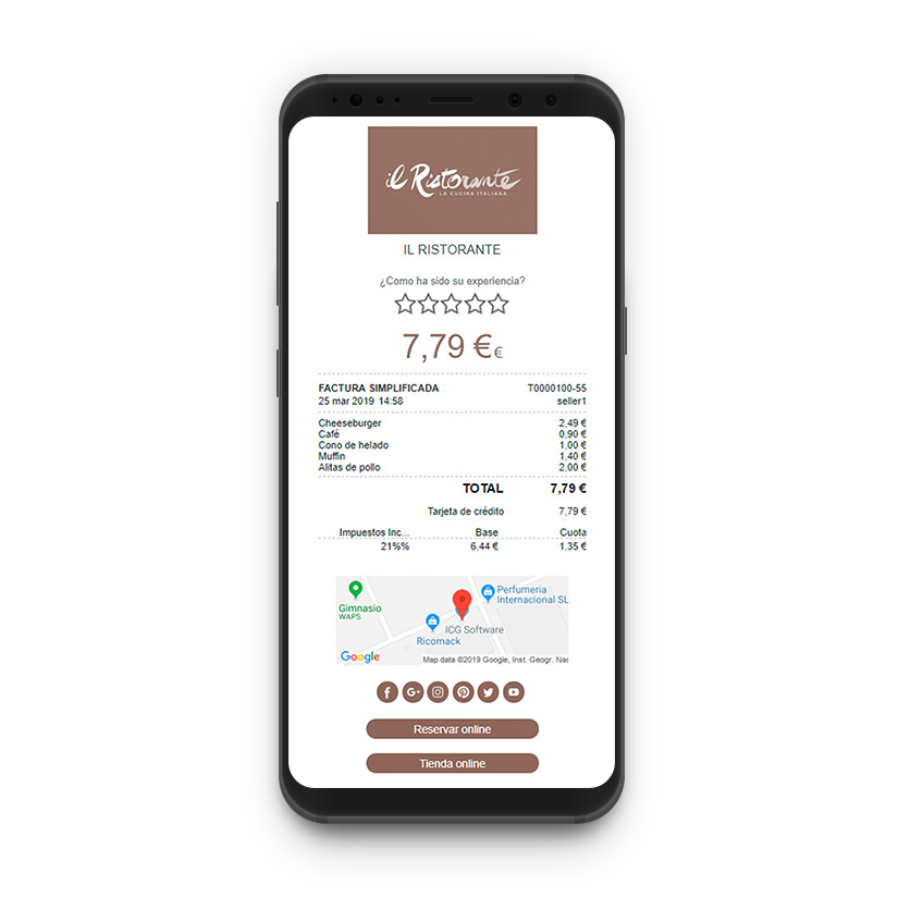 JFC shop & banking equipment HioPOS gestion tickets souches tva restaurants